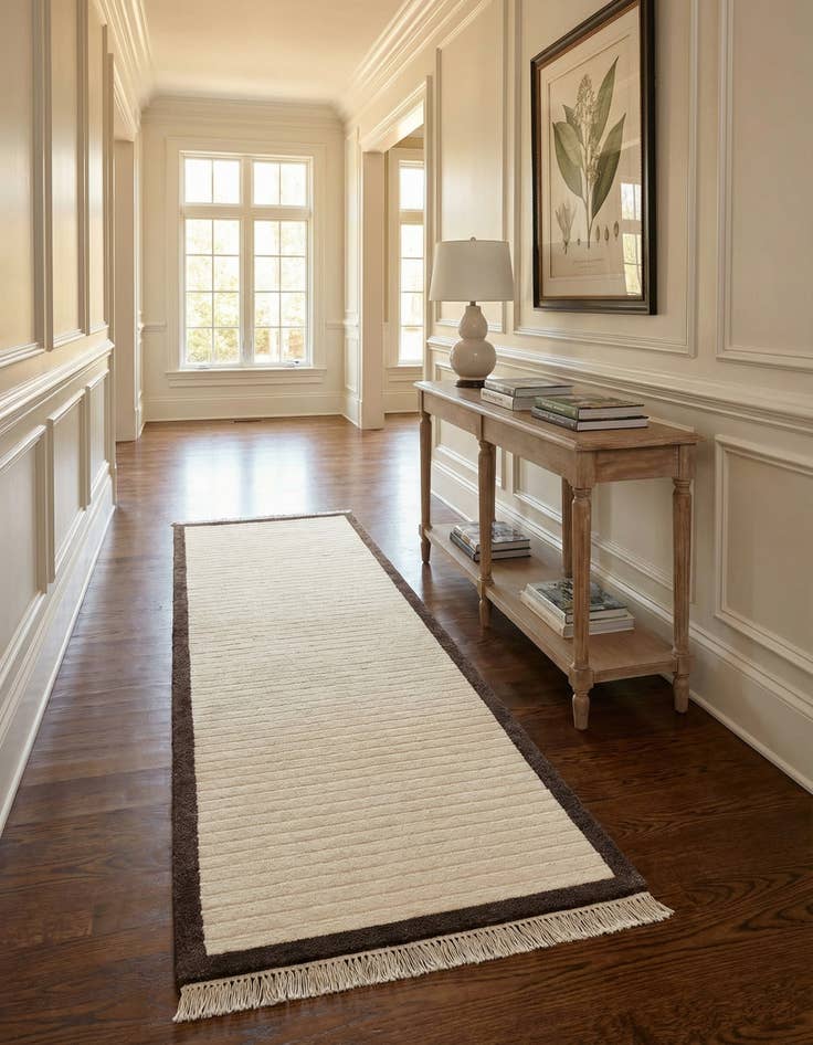 Detail image of 2' 9 x 9' 7  Hand Knotted Darya Wool Runner Rug