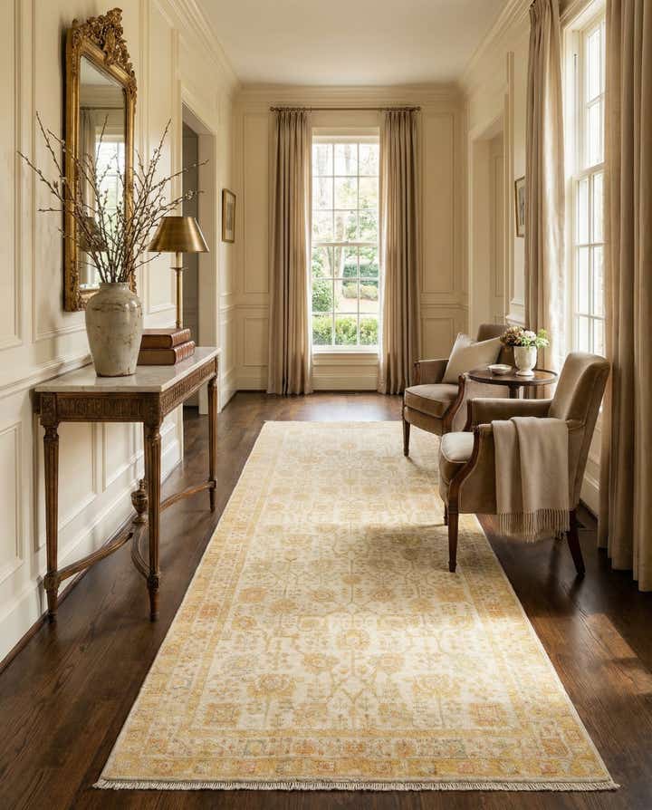 4' 8 x 11' 5 Kaizar Wool Runner Rug