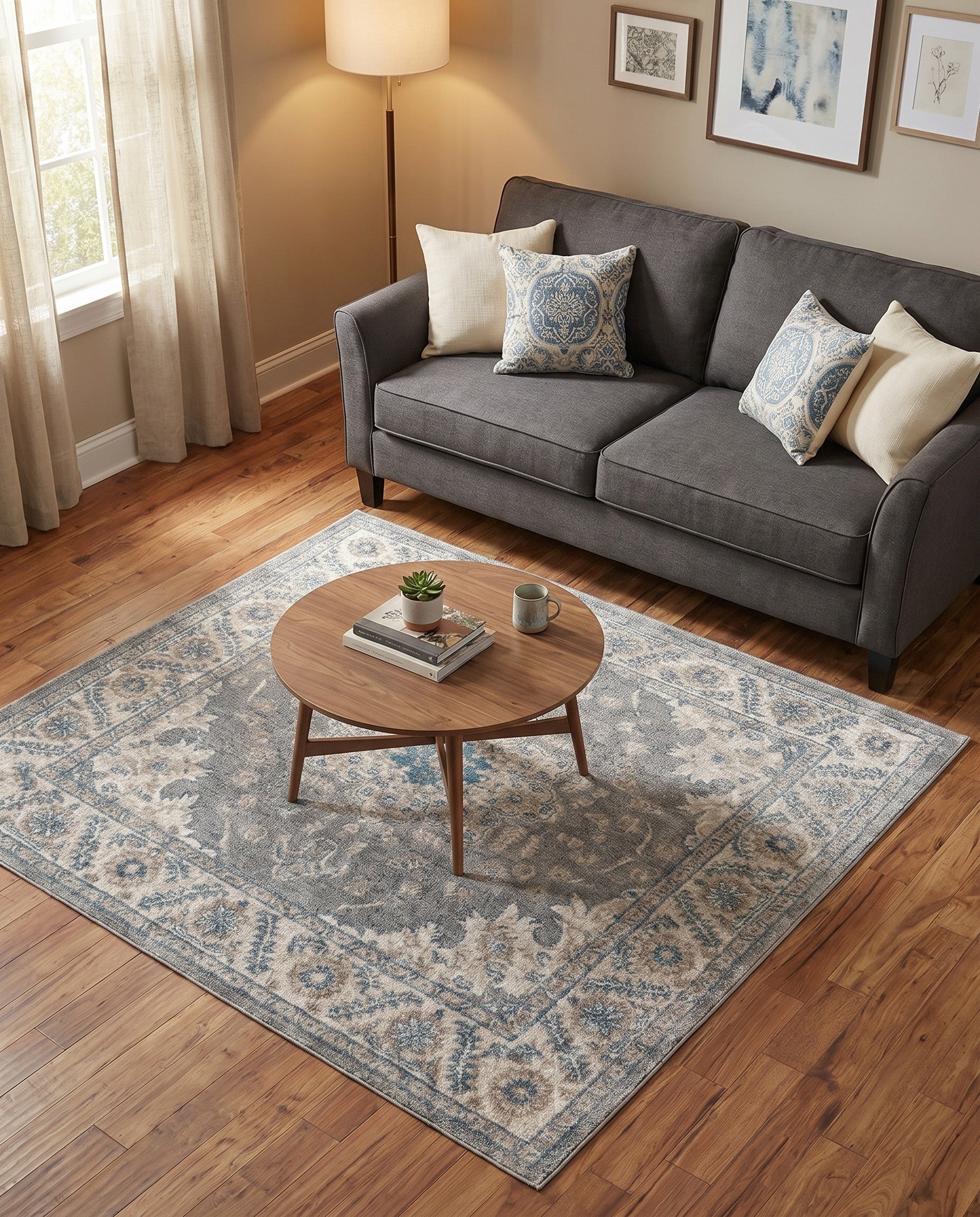 5' x 5' Vienna Square Rug