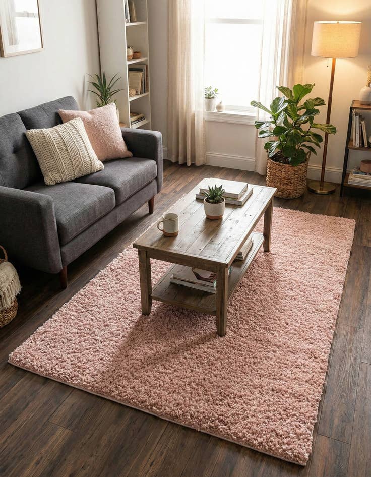 Detail image of  4' x 6' Zermatt Shag Rug