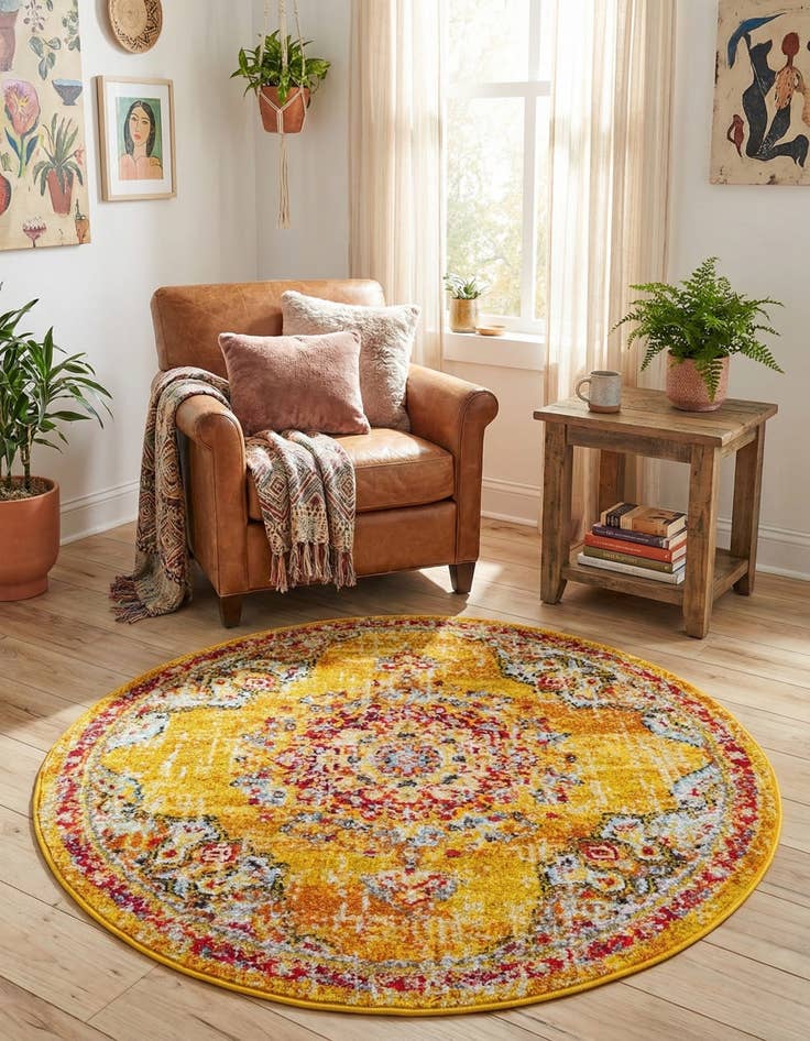 Detail image of  3' x 3' Madeline Round Rug
