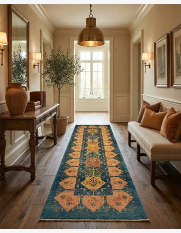 3' 2 x 10' 4 Luribaft Wool Runner Rug