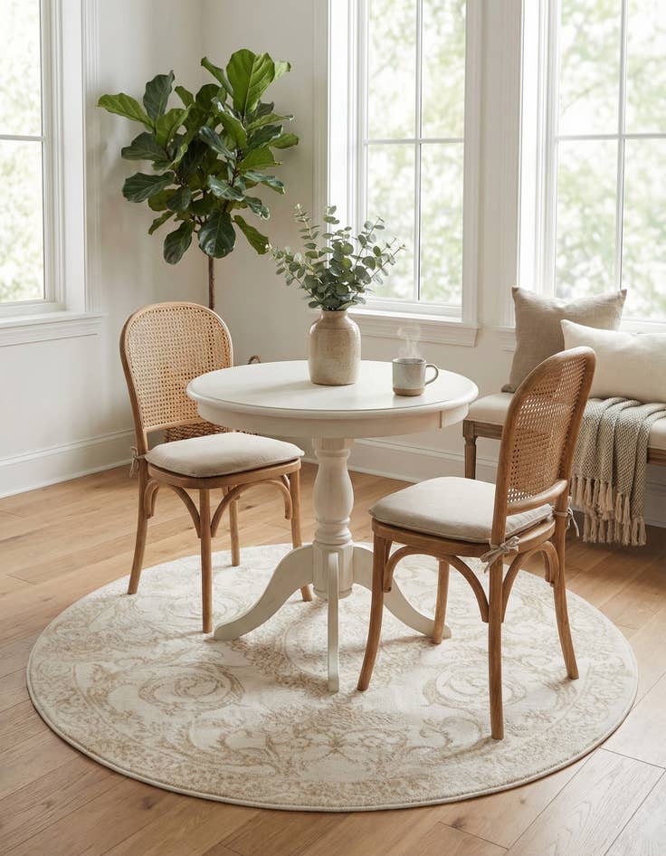 Detail image of 4' x 4' Finsbury Round Rug