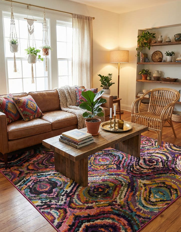 8' x 11' Washable Hyacinth Rug
