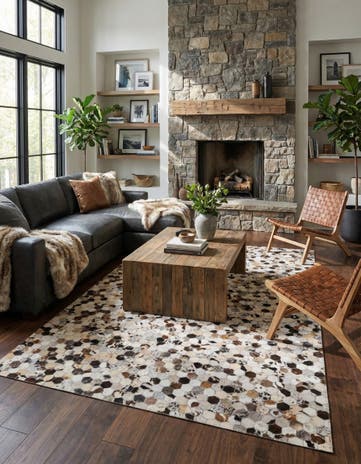 5' x 8' Cowhide Rug