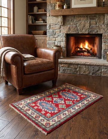 2' 1 x 2' 10 Hand Knotted Kazak Rug