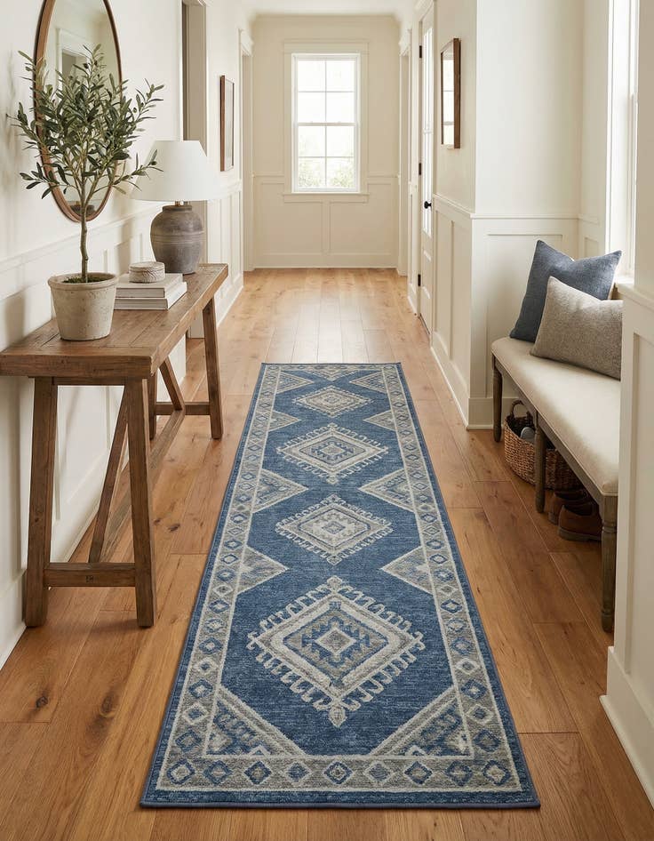 Detail image of 2' 7 x 12' Kamala Washable Runner Rug