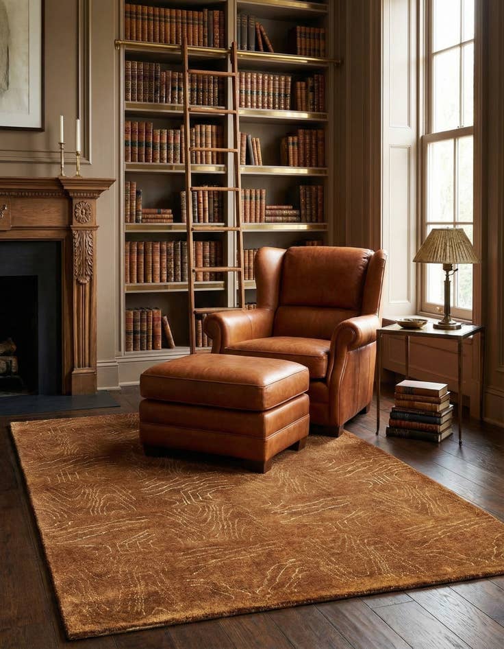 Detail image of  4' 8 x 6' 4 Juma Wool Rug