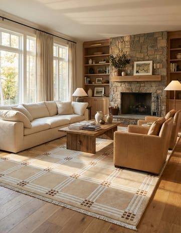 8' 1 x 11' 2 Hand Knotted Darya Wool Rug