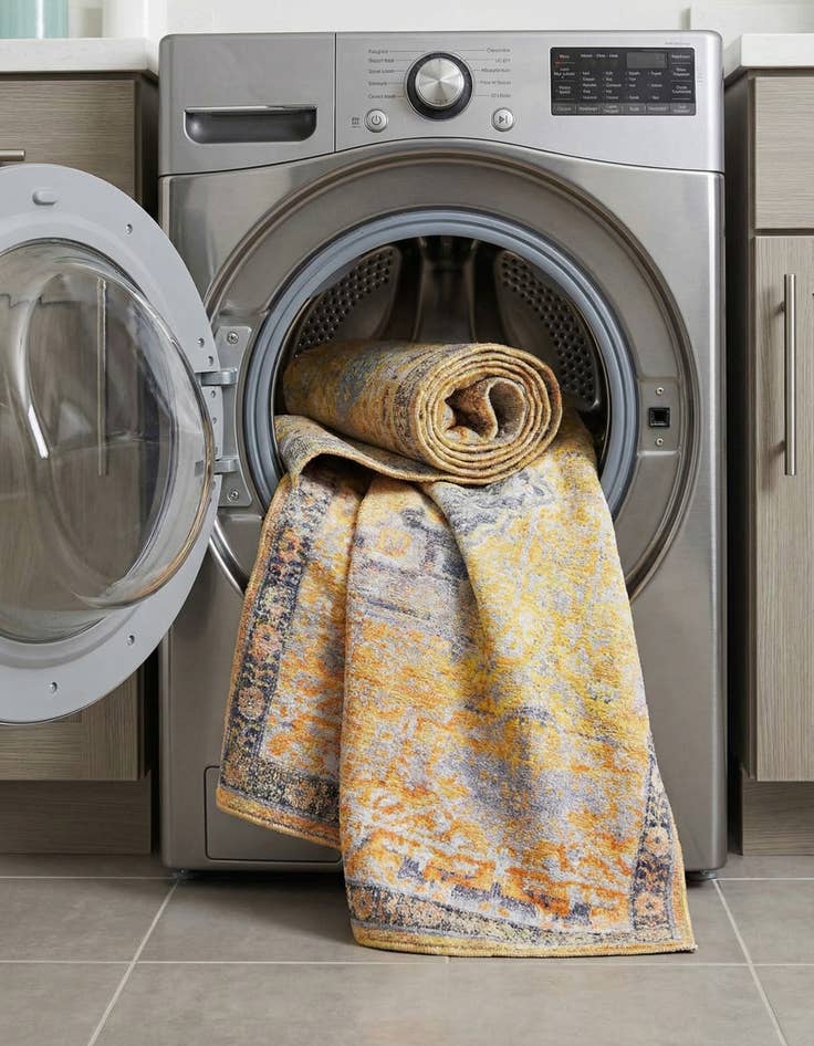 Detail image of 5' 3 x 5' 3  Washable Renaissance Square Rug