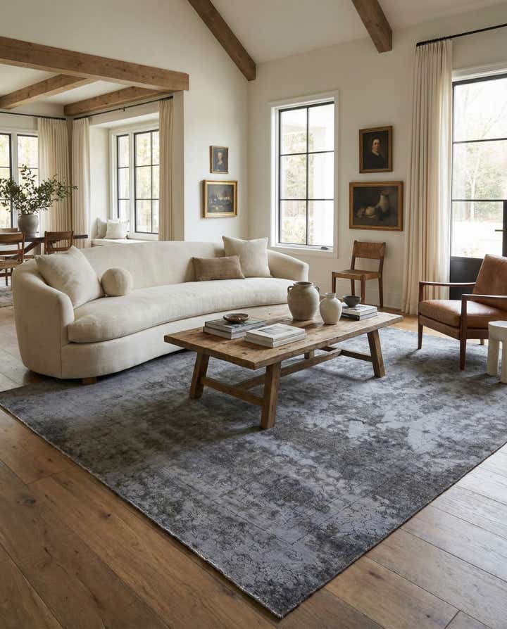 8' 9 x 12' Hand Knotted Ultra Vintage Persian Wool Rug