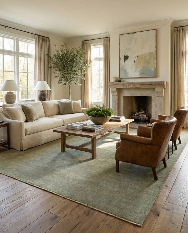 Detail image of 6' 8 x 9' 3 Hand Knotted Over-Dyed Ziegler Rug