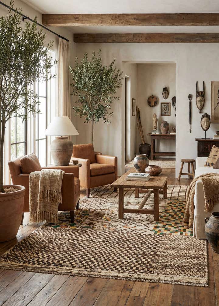 5' 5 x 7' 9 Beni Marok Rug