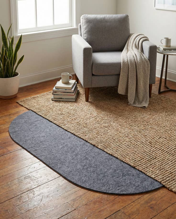 Detail image of 4' x 6' Oval Uni-Luxe Rug Pad