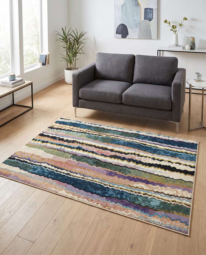 4' x 6' Easy-Clean Modern Indoor / Outdoor Rug