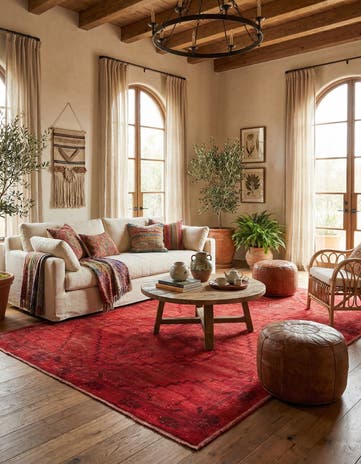 8' 3 x 12' 5 Hand Knotted Moroccan Wool Rug