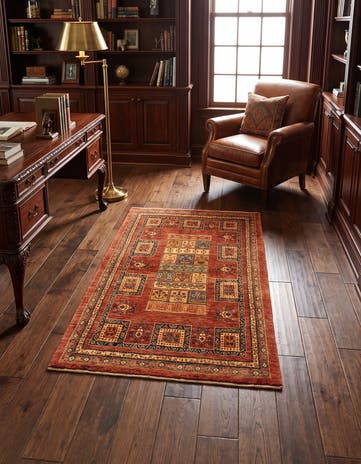 3' 7 x 5' 9 Kashkuli Wool Rug
