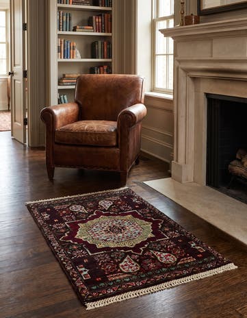 2' x 3' 1 Hand Knotted Mamluk Ziegler Rug