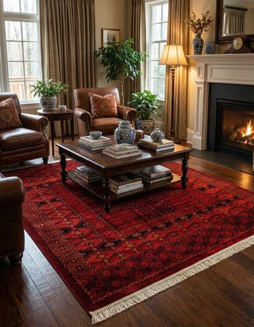7' 10 x 7' 10 Bokhara Square Rug