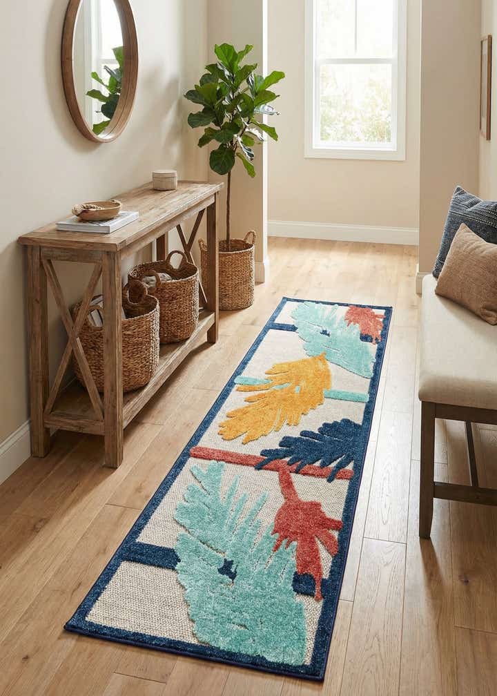 2' x 8' Easy-Clean Belize Indoor / Outdoor Runner Rug