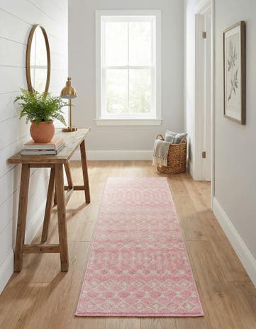 2' x 7' Moroccan Trellis Runner Rug