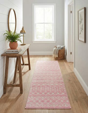 2' x 7' Moroccan Trellis Runner Rug