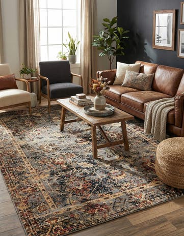 5' 3 x 8' Saturn Rug
