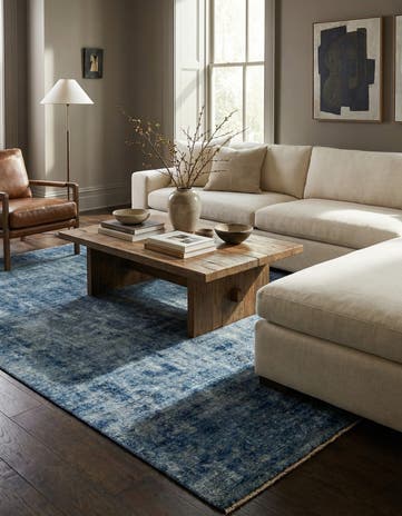 9' 8 x 12' 3 Hand Knotted Ultra Vintage Persian Wool Rug