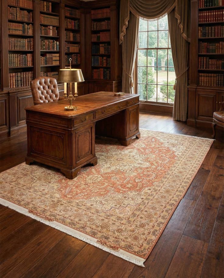 Detail image of 6' 8 x 10' 1 Tabriz Rug