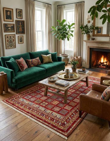 6' 10 x 9' 11 Sumak Kilim Rug