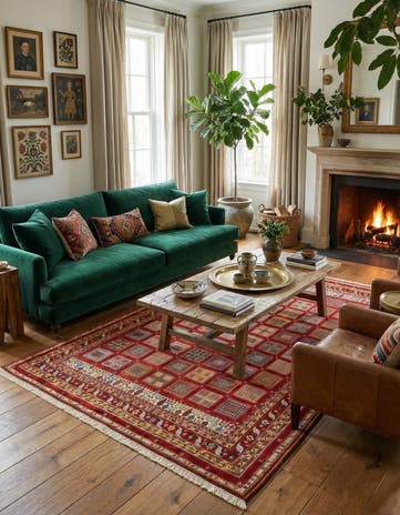 6' 10 x 9' 11 Sumak Kilim Rug
