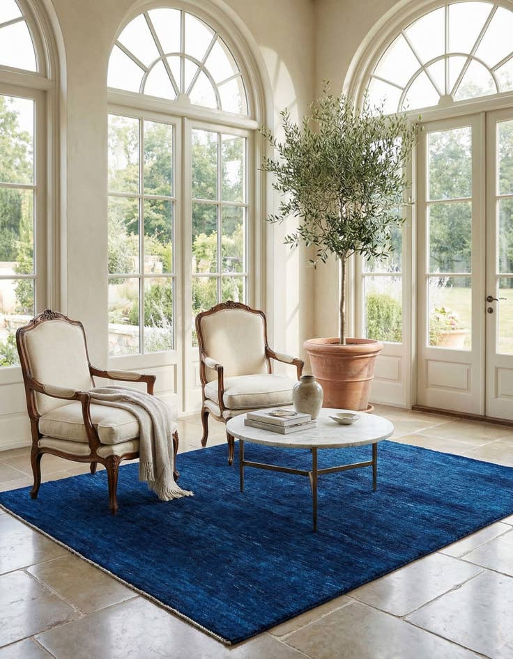 Detail image of  5' 1 x 6' 2 Gabbeh Shouli Rug