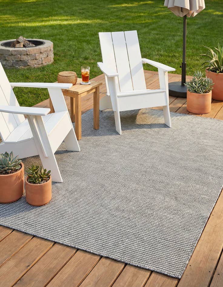 Detail image of  4' 1 x 6' 1  Washable Jill Zarin Palm Springs Indoor / Outdoor Rug