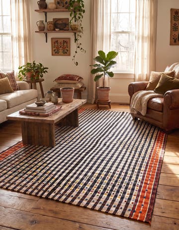 4' 9 x 7' 3 Jajim Wool Rug