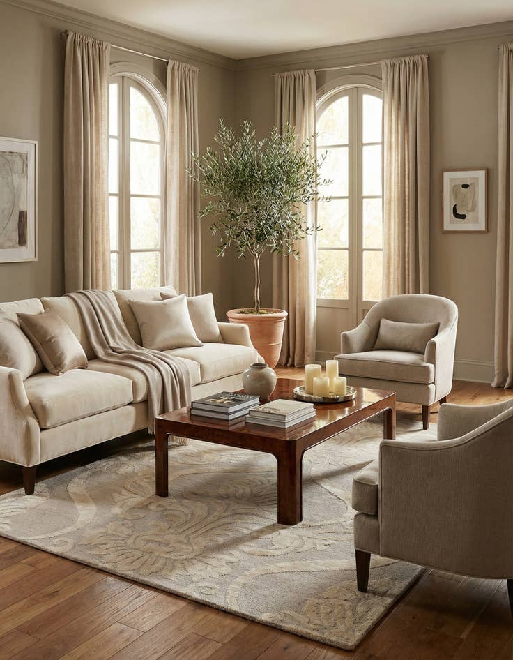 Detail image of  2' 11 x 5'  Hand Knotted Darya Wool Rug