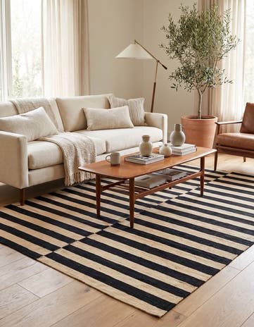 5' 2 x 6' 2 Hand Woven Kilim Modern Wool Rug