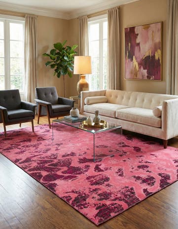 5' 10 x 9' 6 Hand Knotted Ultra Vintage Persian Wool Rug