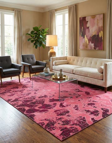 5' 10 x 9' 6 Hand Knotted Ultra Vintage Persian Wool Rug
