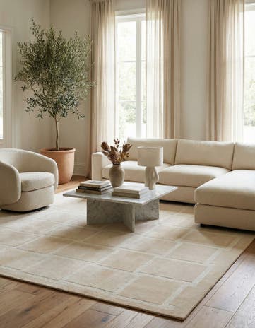 5' 7 x 8' Hand Knotted Darya Wool Rug
