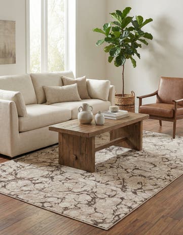 Brown Oasis Rug