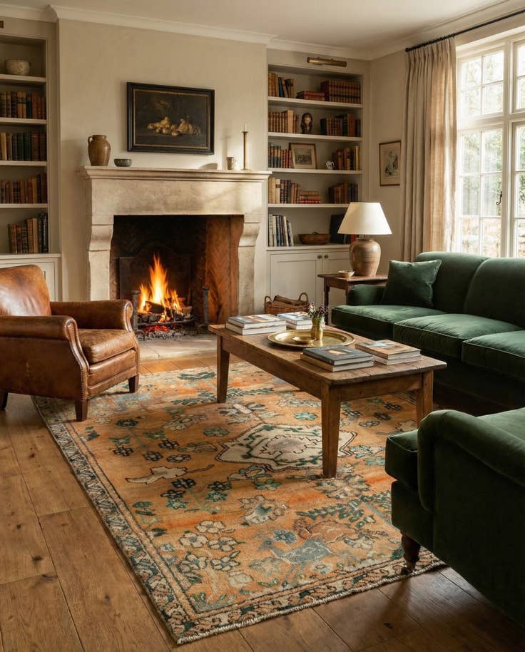 Detail image of 5' x 6' 2 Hamedan Rug