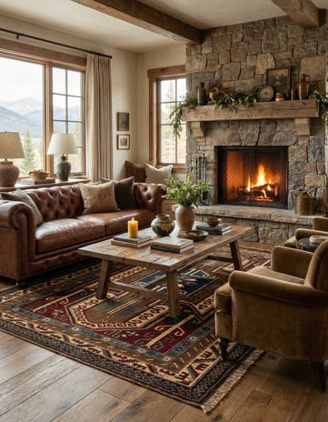 4' 9 x 7' 2 Hand Knotted Kars Wool Rug
