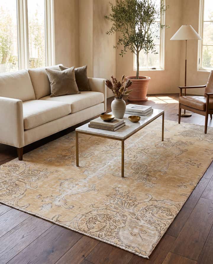 5' x 7' 10 Hand Knotted Ultra Vintage Persian Wool Rug