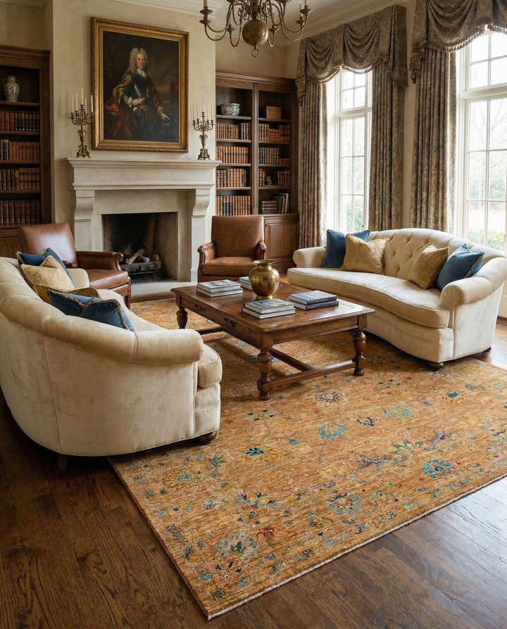 8' 11 x 12' 7 Hand Knotted Ariana Rug