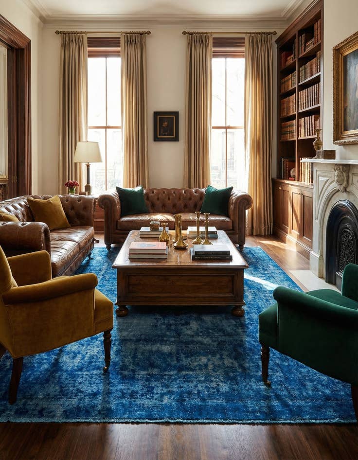 Detail image of 7' 11 x 9' 8 Vintage Royal Wool Rug