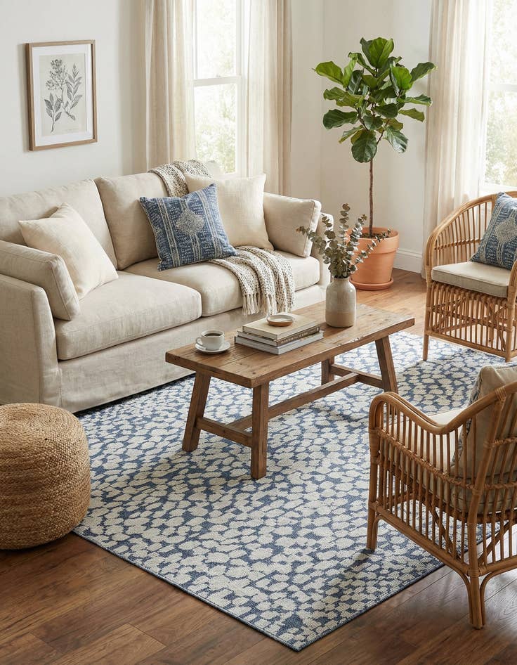 Detail image of  9' x 12'  Washable Safari Indoor / Outdoor Rug