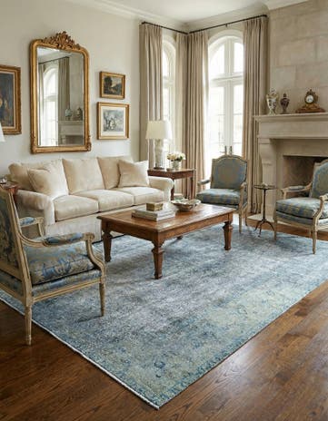 6' 10 x 9' Vintage Royal Rug