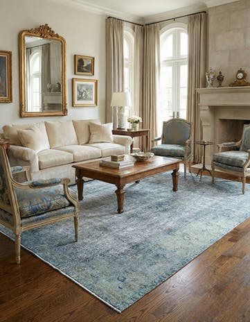 6' 10 x 9' Vintage Royal Rug