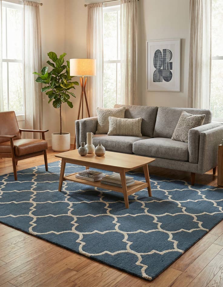 Detail image of 5' 1 x 8' Luna Rug