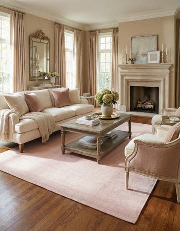 7' 1 x 10' Hand Woven Jill Zarin English Manor Farmhouse Wool Rug